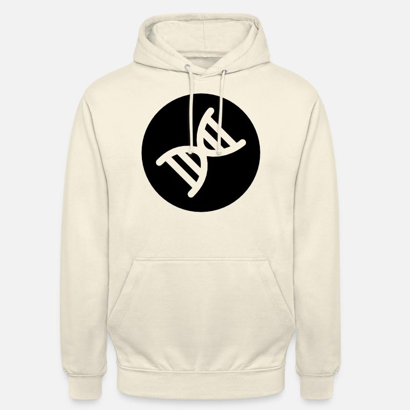 Double hélice de l ADN - Sweat-shirt à capuche unisexe - vanille