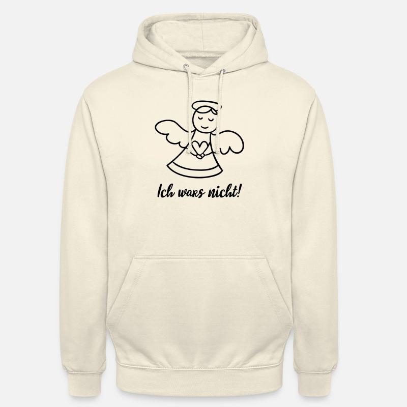 Je n'étais pas - Sweat-shirt à capuche unisexe - vanille