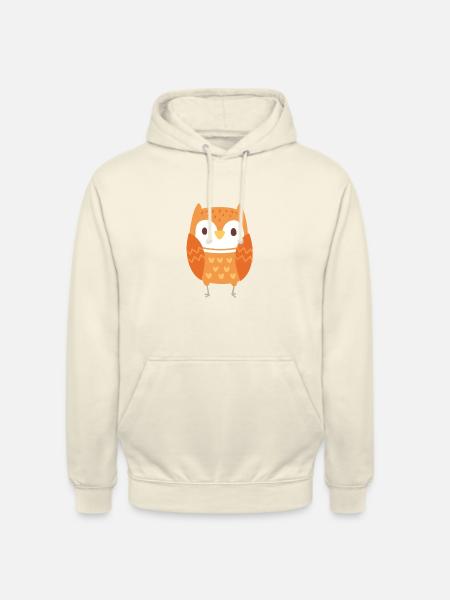 Eule - Unisex Hoodie - Vanille-Milchshake