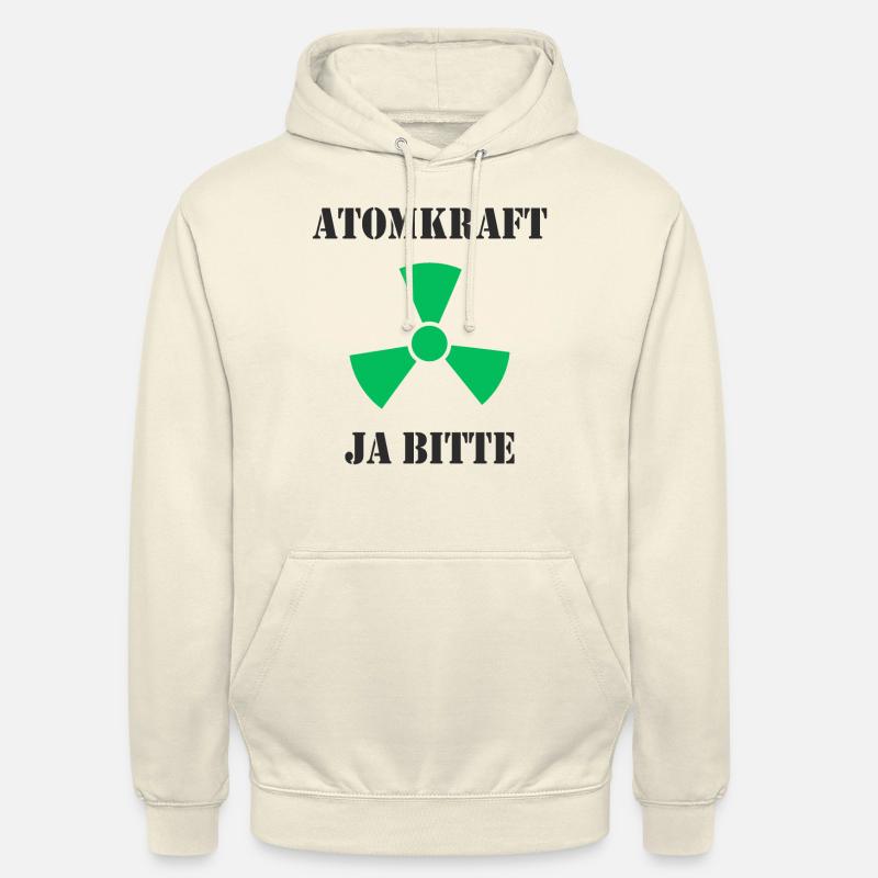 Atomkraft, Ja bitte - Unisex Hoodie - Vanille-Milchshake