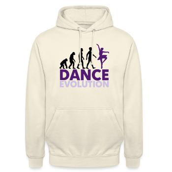 Dance Evolution Ballett Tänzerin - Unisex Hoodie - Vanille-Milchshake - Vorne - Alina (178cm) & Michal (187cm)