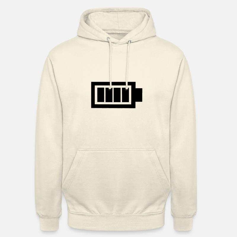 Full battery - Sweat-shirt à capuche unisexe - vanille