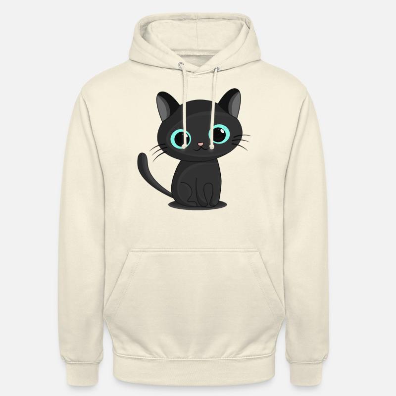 Kitty a l’air mignon - Sweat-shirt à capuche unisexe - vanille