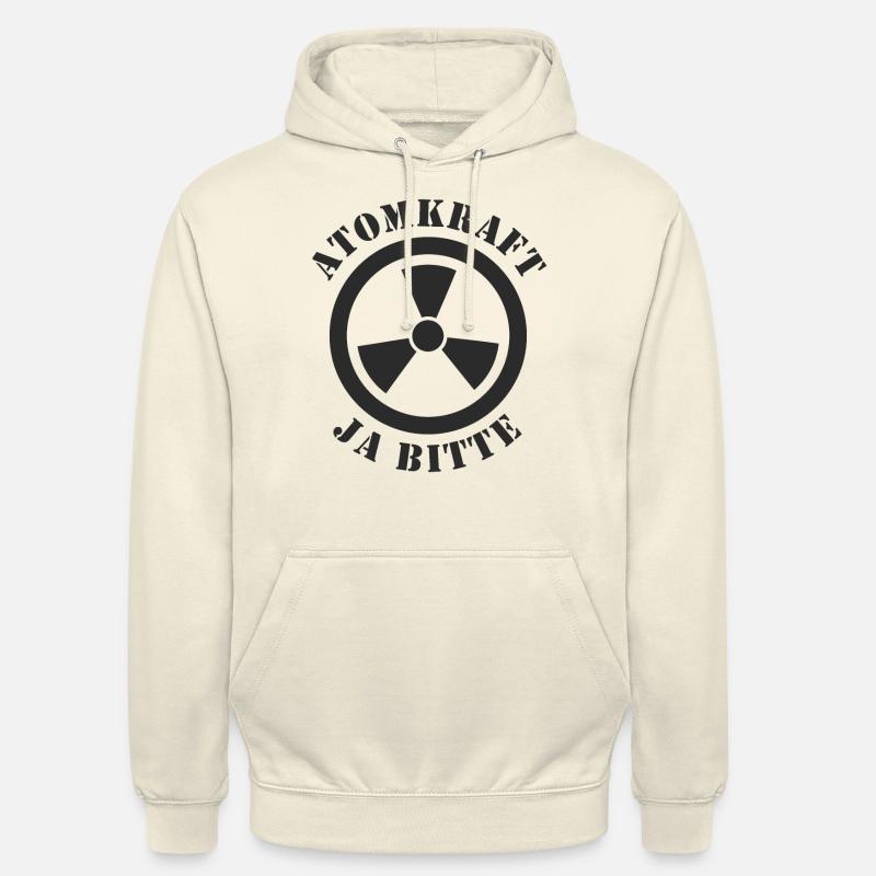 Atomkraft, Ja bitte - Unisex Hoodie - Vanille-Milchshake