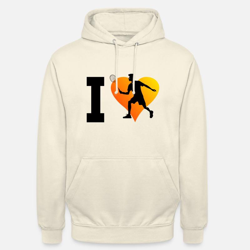 Joueuses de badminton Squash Badminton Badminton - Sweat-shirt à capuche unisexe - vanille