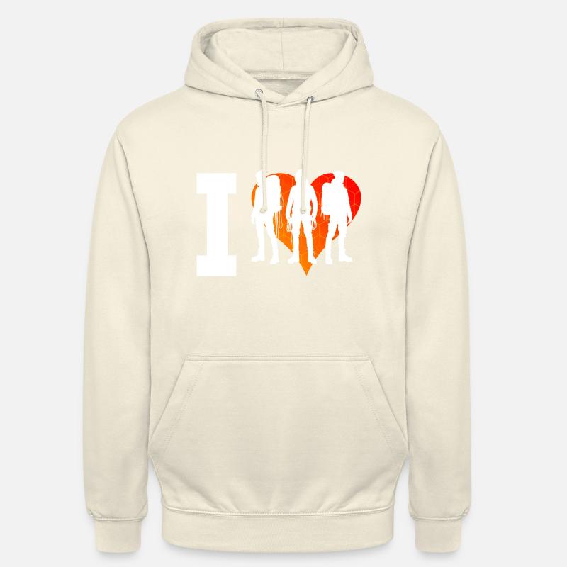 Climbing Climber Boulder Bouldern Klettern - Unisex Hoodie - Vanille-Milchshake