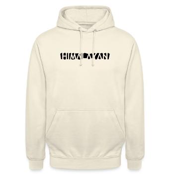 Himalayan logo - Unisex Hoodie - vanilla - Front - Alina (178cm) & Michal (187cm)