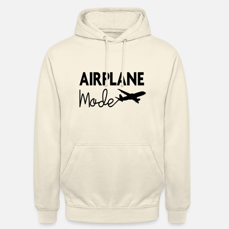 Mode avion - Sweat-shirt à capuche unisexe - vanille