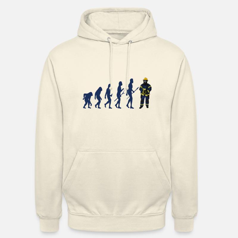 Pompier Evolution - Sweat-shirt à capuche unisexe - vanille