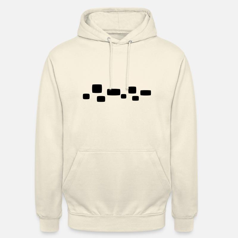 Square Square Shape Pattern - Unisex Hoodie - vanilla