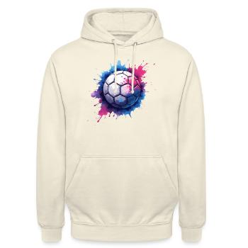 handball geschenkideen - handbälle - Unisex Hoodie - Vanille-Milchshake - Vorne - Alina (178cm) & Michal (187cm)