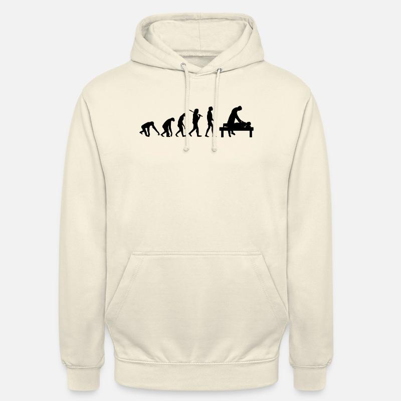 BURNOUT EVOLUTION - Unisex Hoodie - vanilla