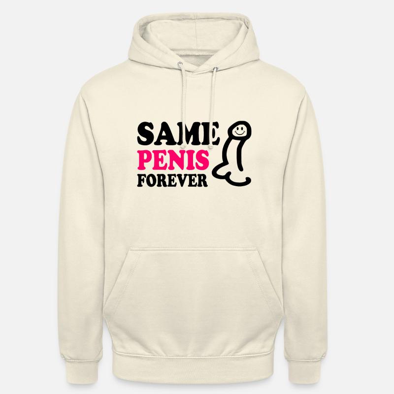 Same penis forever - Sweat-shirt à capuche unisexe - vanille