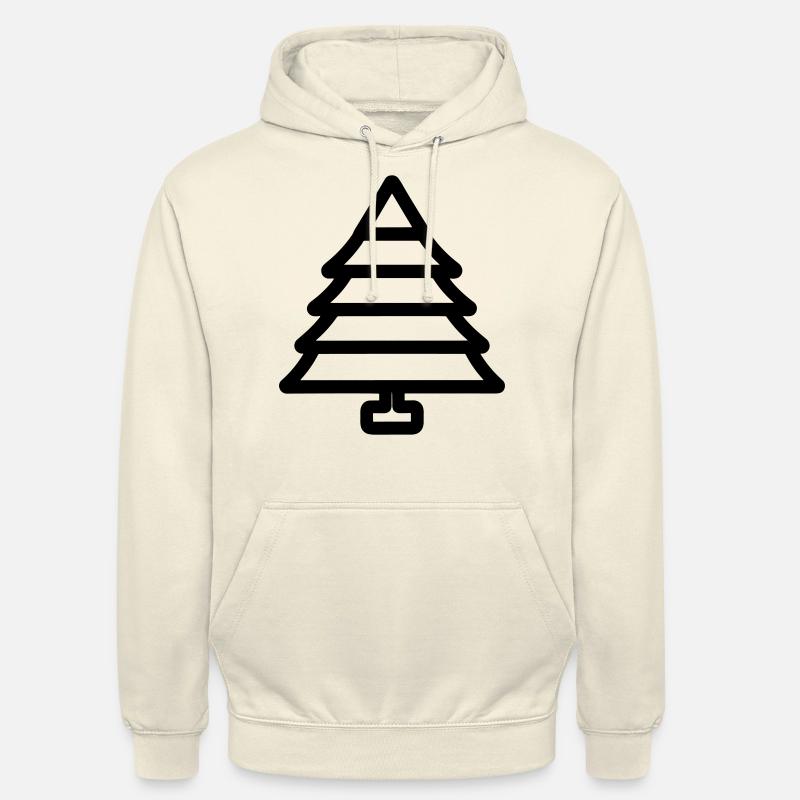 arbre de noel - Sweat-shirt à capuche unisexe - vanille