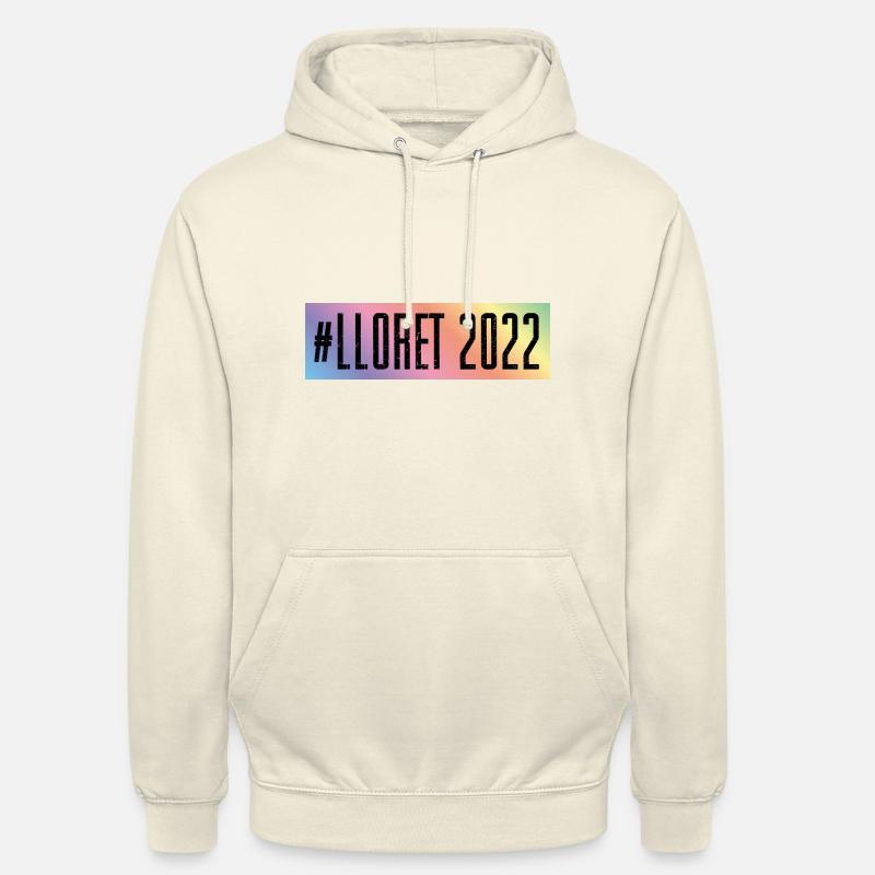 Lloret De mars 2022 - Sweat-shirt à capuche unisexe - vanille