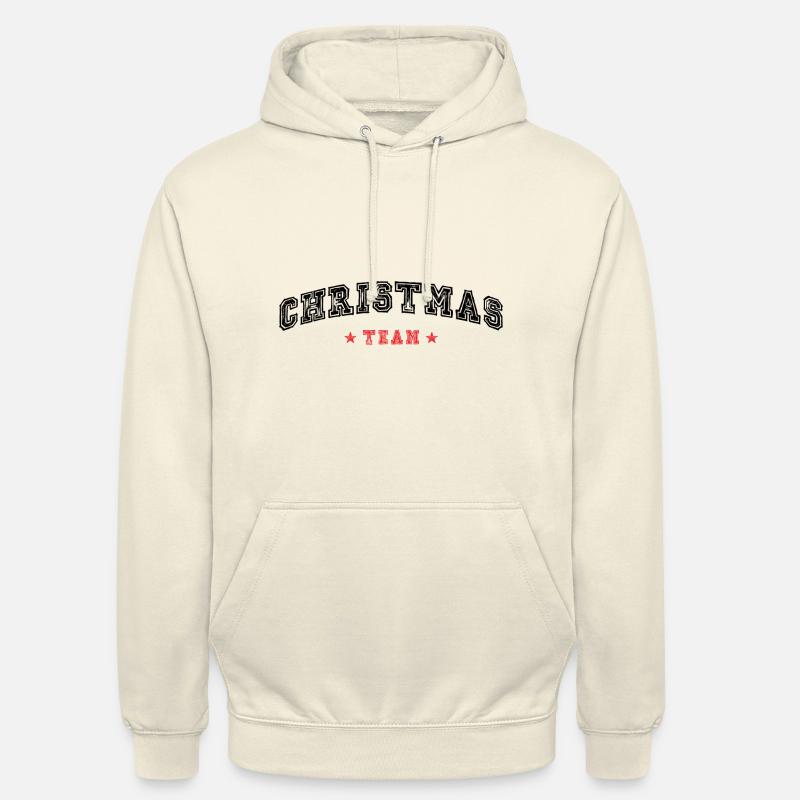 L’équipe de Noël - Sweat-shirt à capuche unisexe - vanille