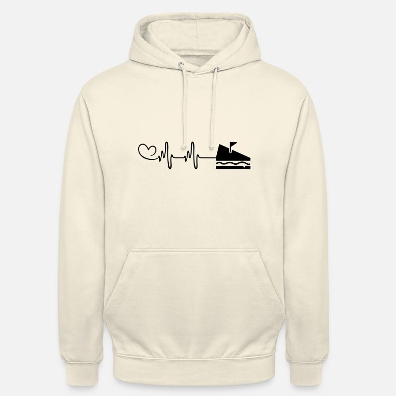 Sandwich Puls Herz - Unisex Hoodie - Vanille-Milchshake
