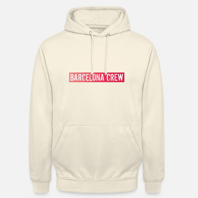 Équipage de Barcelone - Sweat-shirt à capuche unisexe - vanille