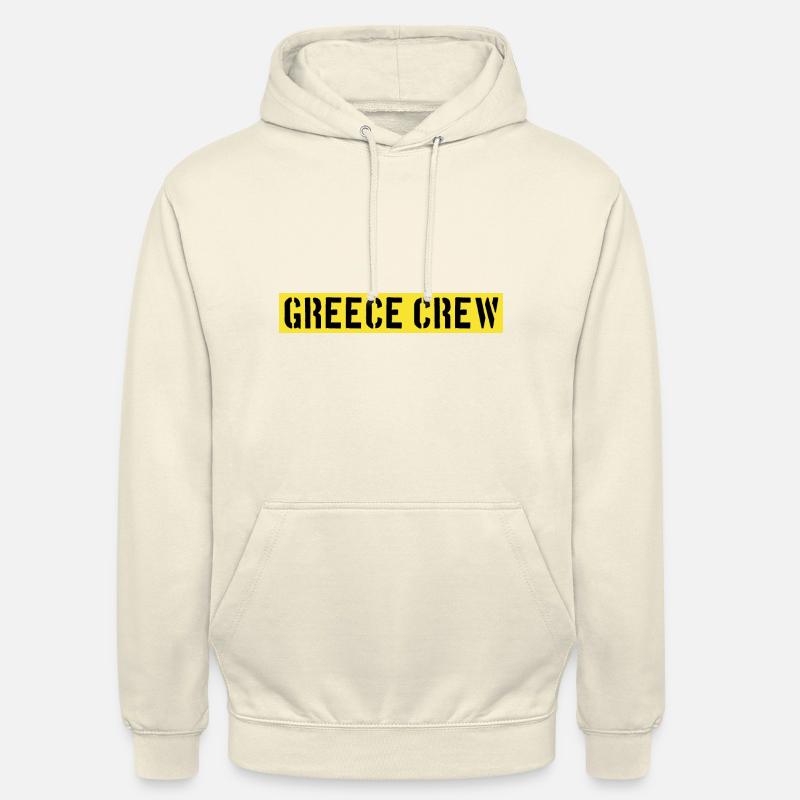 Grèce Équipage - Sweat-shirt à capuche unisexe - vanille