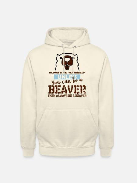 Biber Geschenk - Unisex Hoodie - Vanille-Milchshake