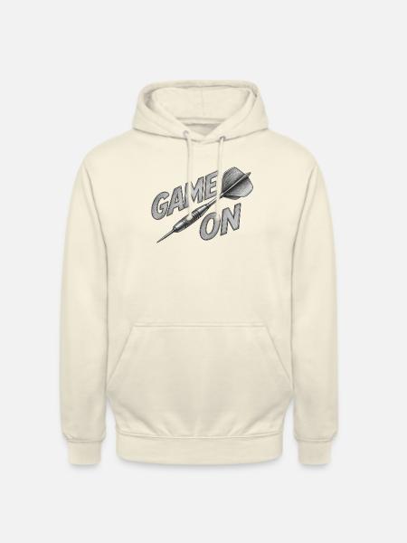 Game On Pfeil Design - Unisex Hoodie - Vanille-Milchshake