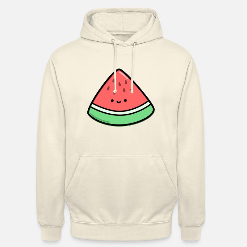 Pastèque - Sweat-shirt à capuche unisexe - vanille