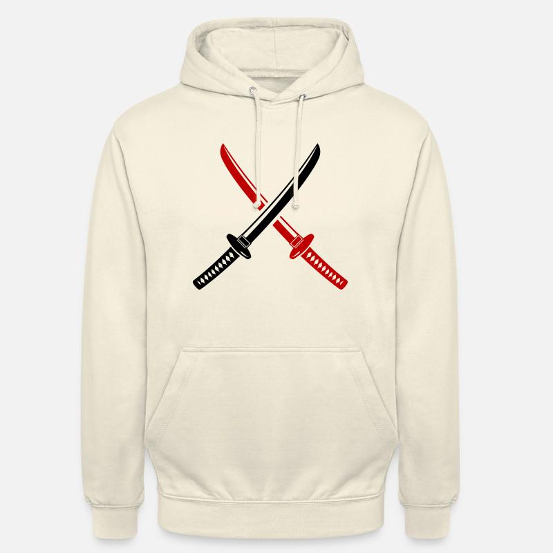 Samurai Sword Symbol - Unisex Hoodie - vanilla
