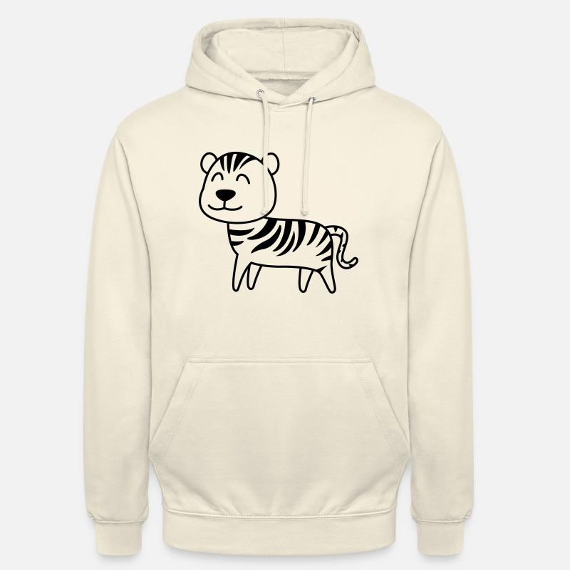 Tiger Comic Tier - Unisex Hoodie - Vanille-Milchshake