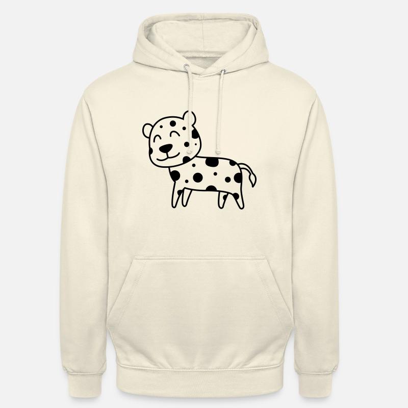 Leopard Comic Tier - Unisex Hoodie - Vanille-Milchshake