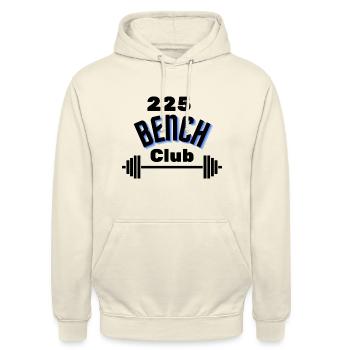 225, Bench Club | Vêtements de sport - Sweat-shirt à capuche unisexe - vanille - Devant - Alina (178cm) & Michal (187cm)