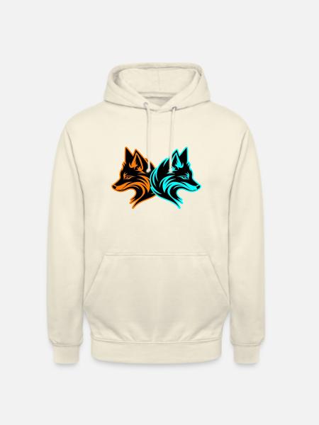 Fuchs Tier - Unisex Hoodie - Vanille-Milchshake