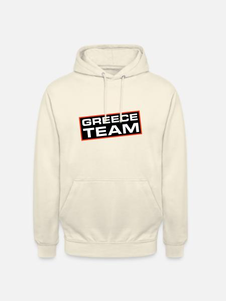 Équipe Grèce - Sweat-shirt à capuche unisexe - vanille