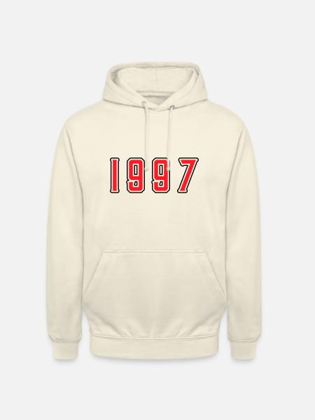 Anniversaire 1997 - Sweat-shirt à capuche unisexe - vanille