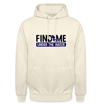Apnoetaucher Freitaucher Taucher - Unisex Hoodie - Vanille-Milchshake - Vorne - Alina (178cm) & Michal (187cm)