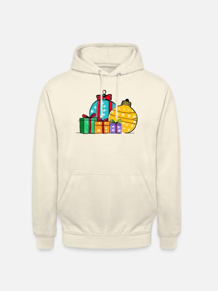 Weihnachtsgeschenkkugeln & -boxen - Unisex Hoodie - Vanille-Milchshake