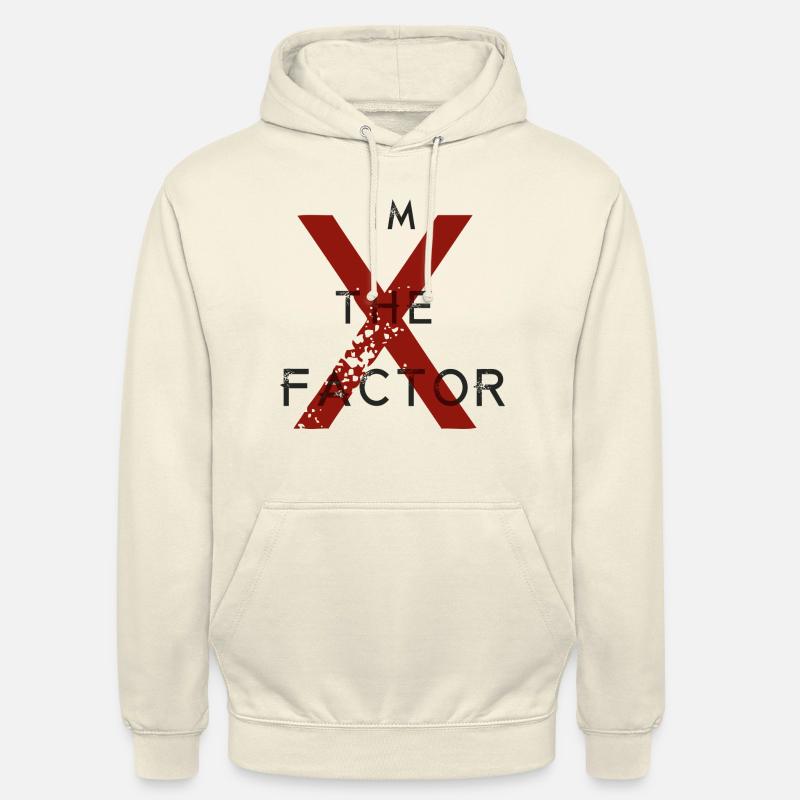 Factor X - Sweat-shirt à capuche unisexe - vanille