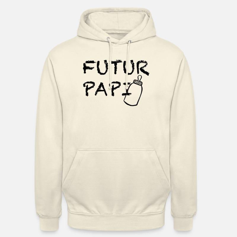 Futur Papi - Sweat-shirt à capuche unisexe - vanille