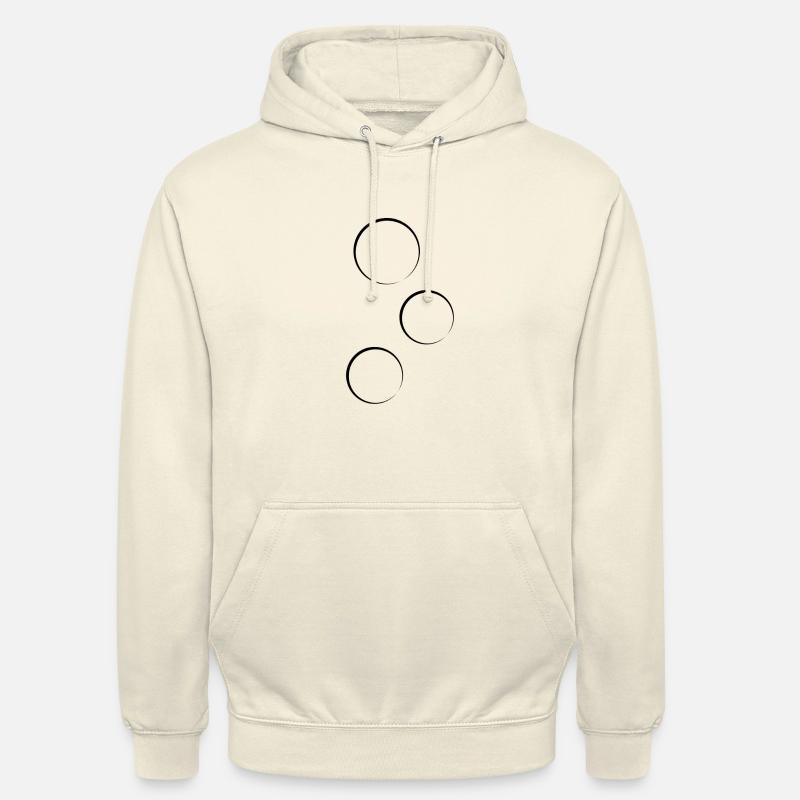 Circle Three Circles Shape Symbol - Unisex Hoodie - vanilla