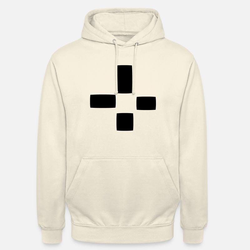 Square Pattern Four Shapes Shape - Unisex Hoodie - vanilla