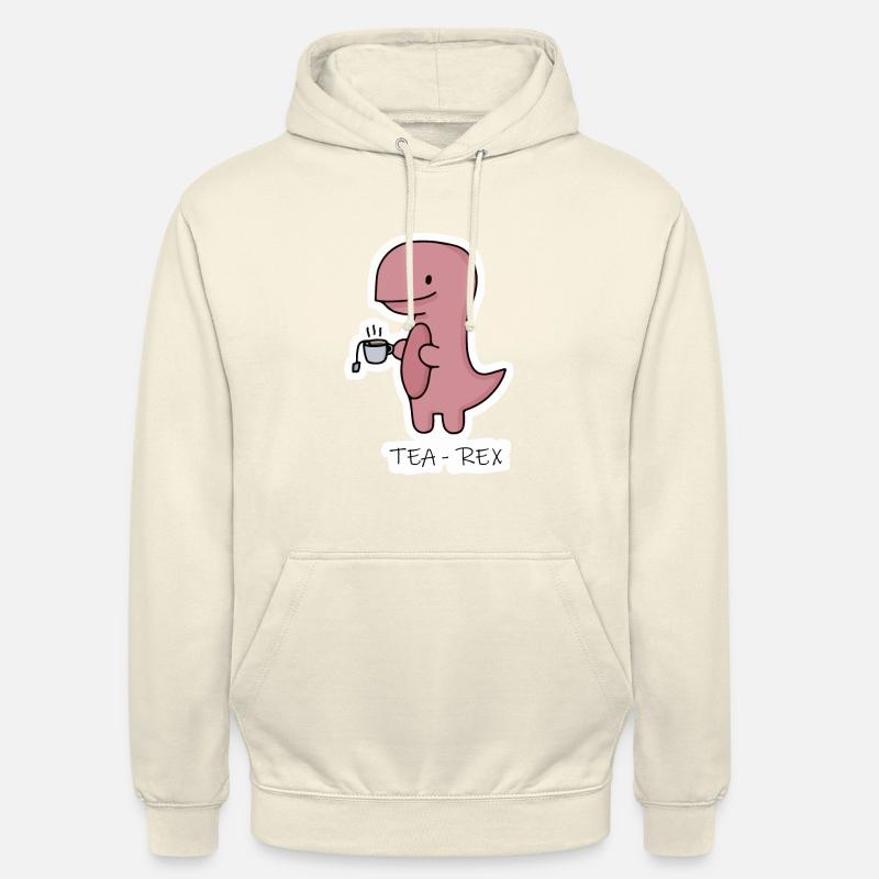 Te-Rex (T-Rex) - Luvtröja unisex - vaniljmilkshake