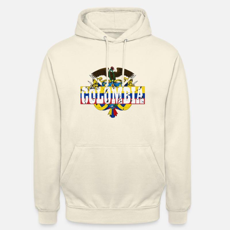 Logo de la Colombie moderne - Sweat-shirt à capuche unisexe - vanille