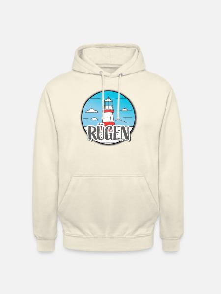 Maritim - Leuchtturm Rügen - Unisex Hoodie - Vanille-Milchshake