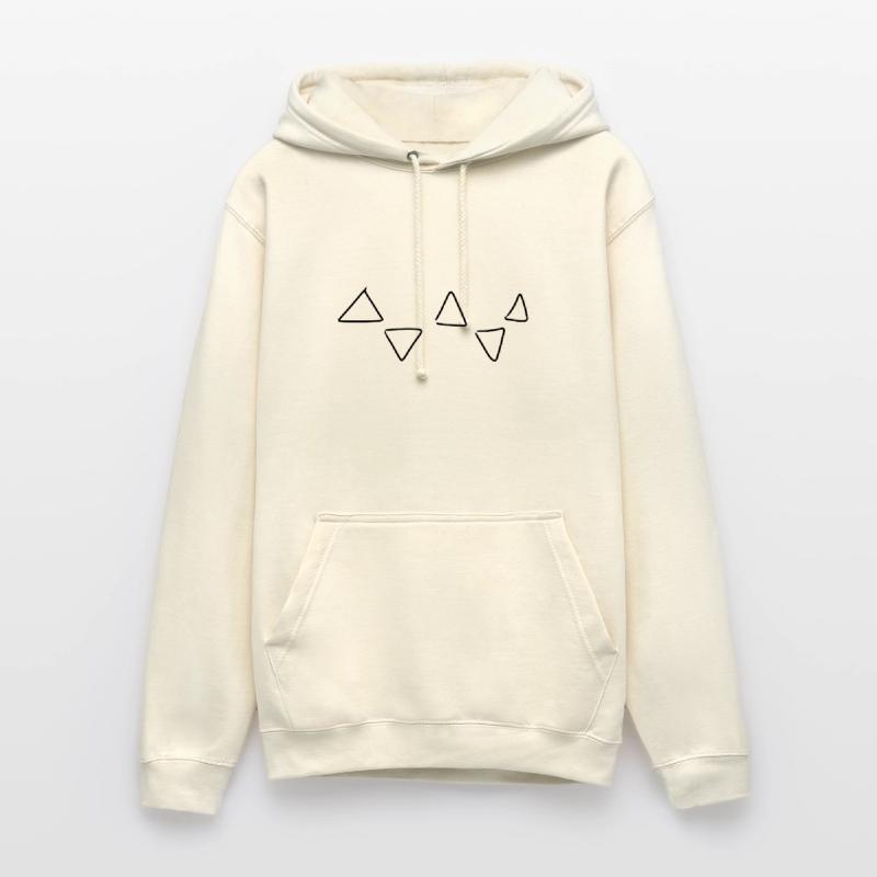 Triangular pattern Unisex Hoodie