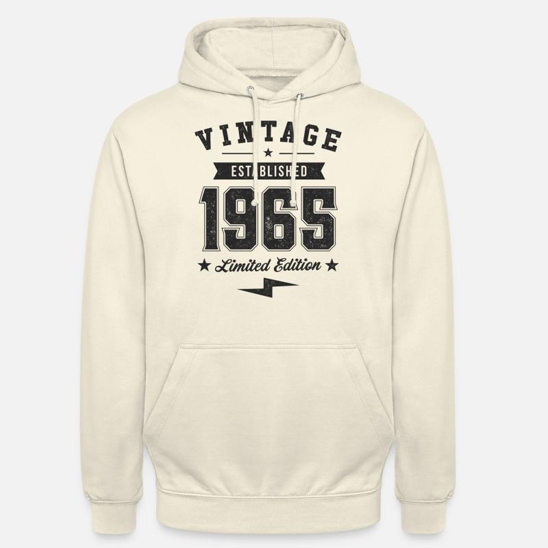 Millésime 1965 - Sweat-shirt à capuche unisexe - vanille
