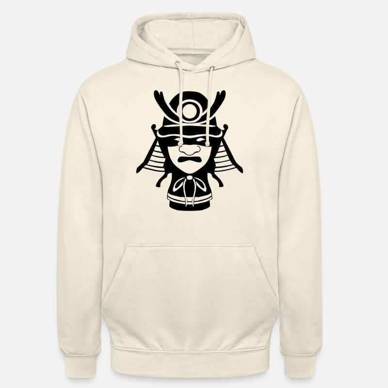 Samurai Mask - Unisex Hoodie - vanilla