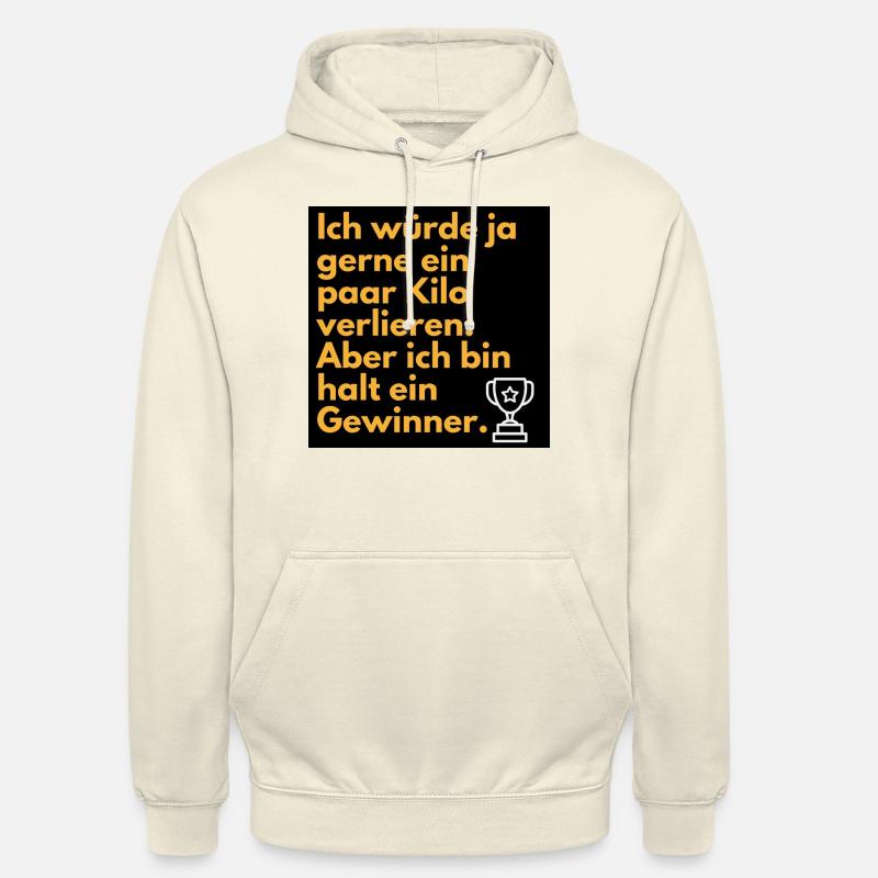 Ich bin ein Gewinner - Unisex Hoodie - Vanille-Milchshake