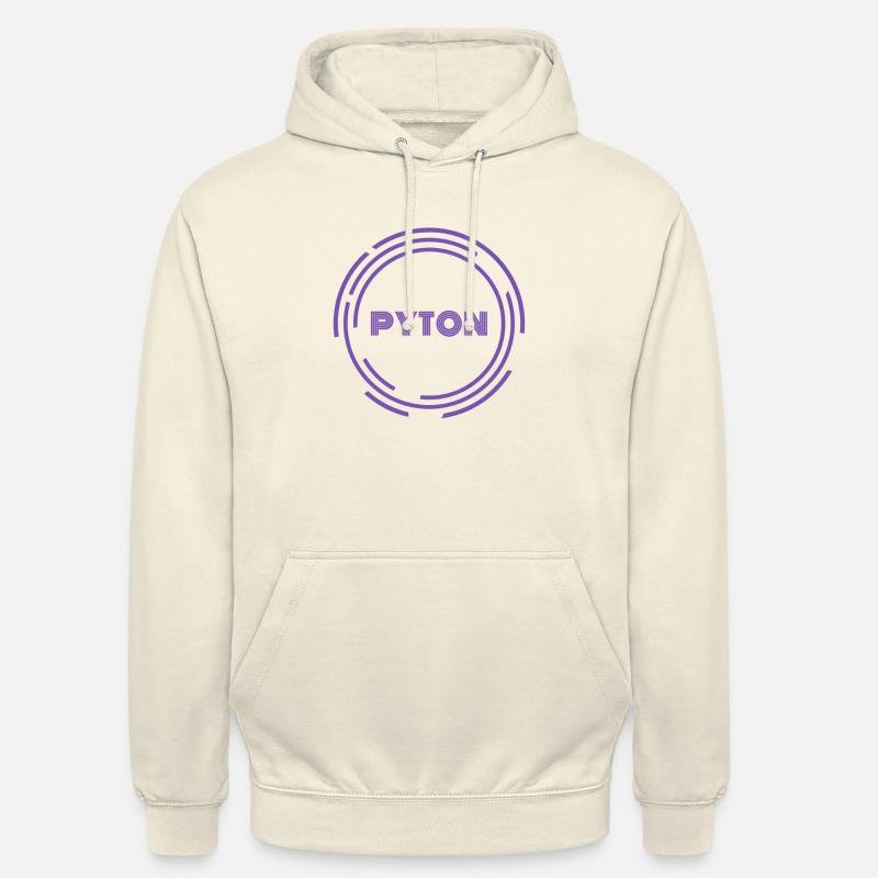 Python - Sweat-shirt à capuche unisexe - vanille