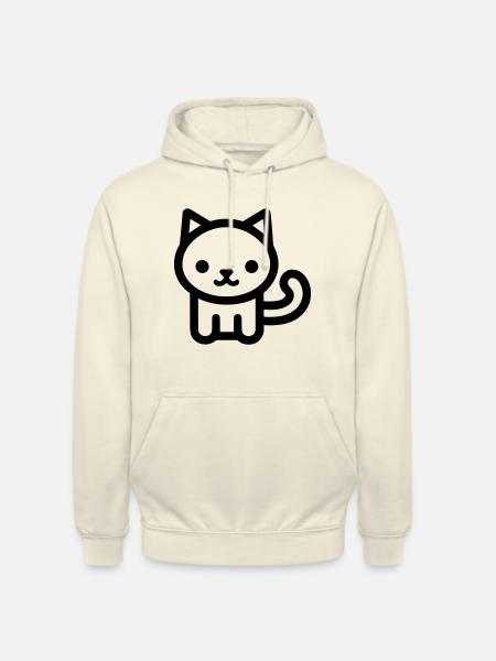 Katze - Unisex Hoodie - Vanille-Milchshake