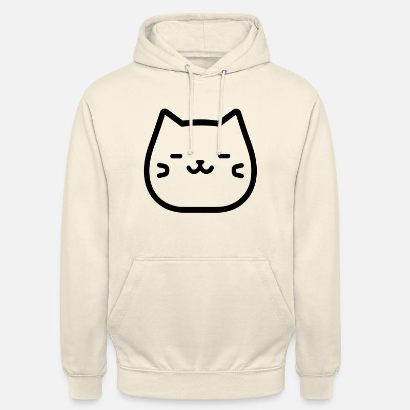 chat - Sweat-shirt à capuche unisexe - vanille