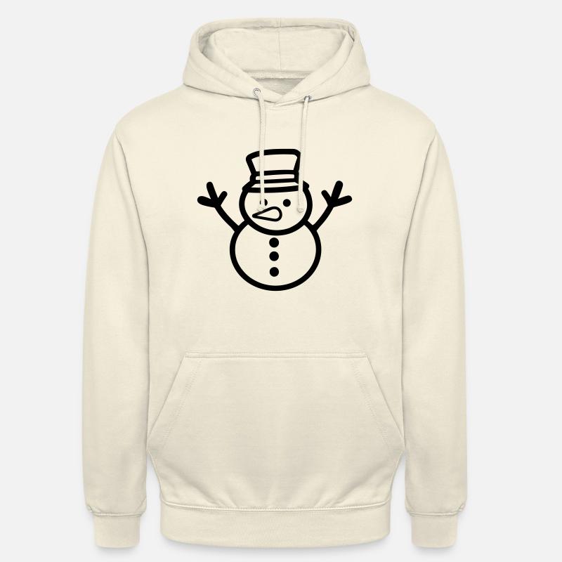 Snowman - Unisex Hoodie - vanilla
